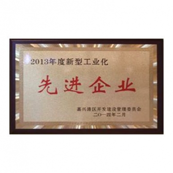 2013年度新型工业化先进企业